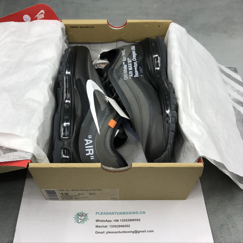 Authentic OFF-WHITE x Nike Air Max 97 Black